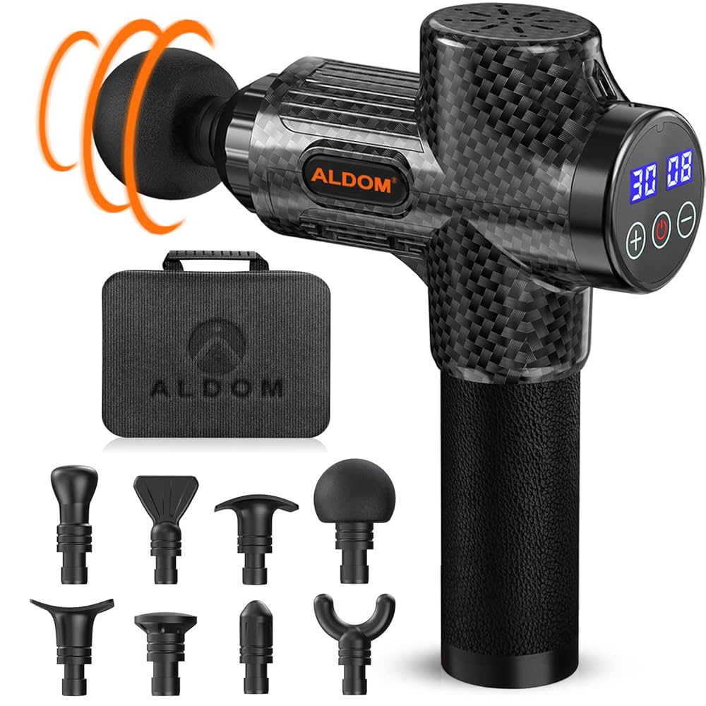 Powerful Massage Gun - 30 Speed Levels, Portable Massager